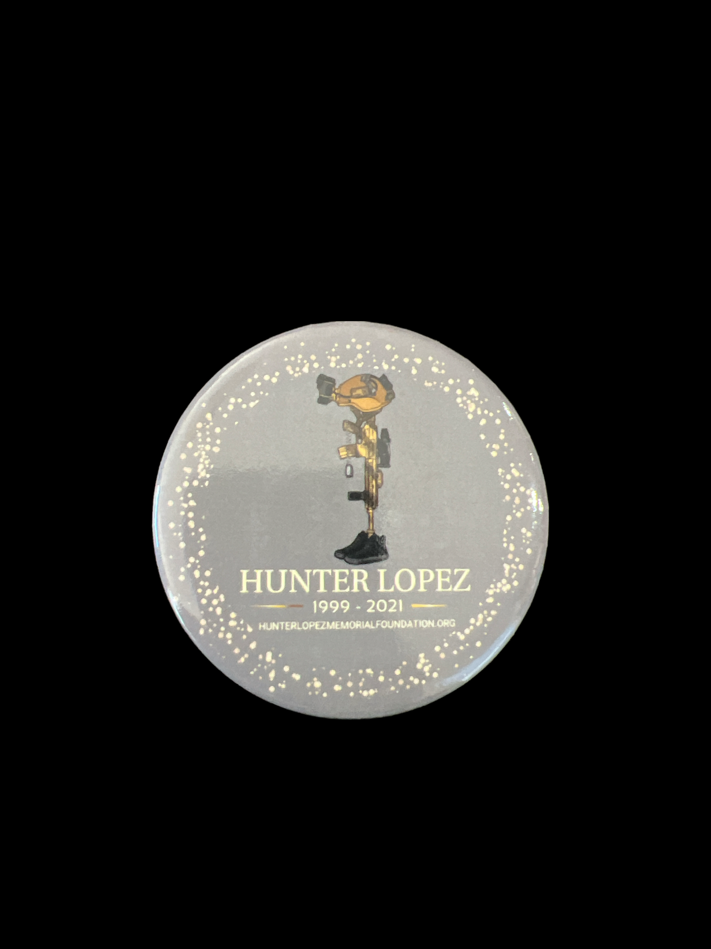 Hunter Lopez Memorial button