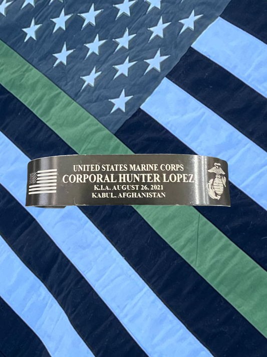 Memorial metal bracelet (Large)