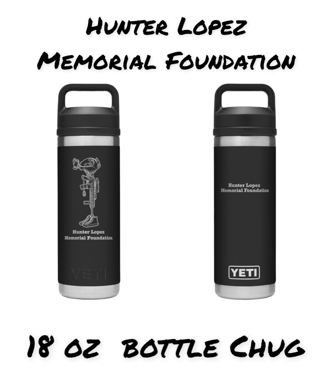 18oz Yeti Water Bottle