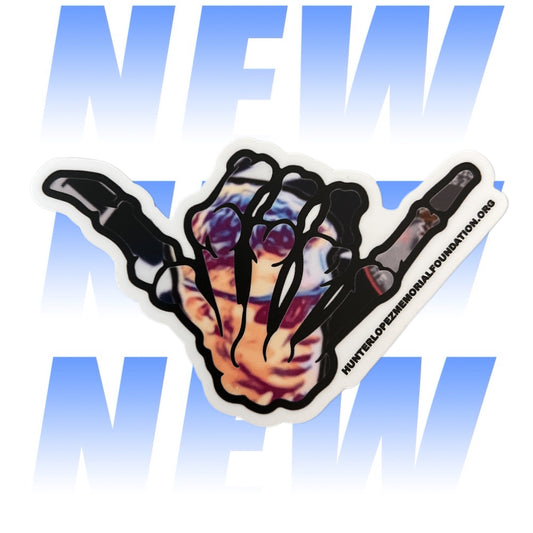 Hunter Shaka sticker