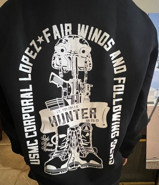 Cpl Lopez tribute sweatshirt (black)