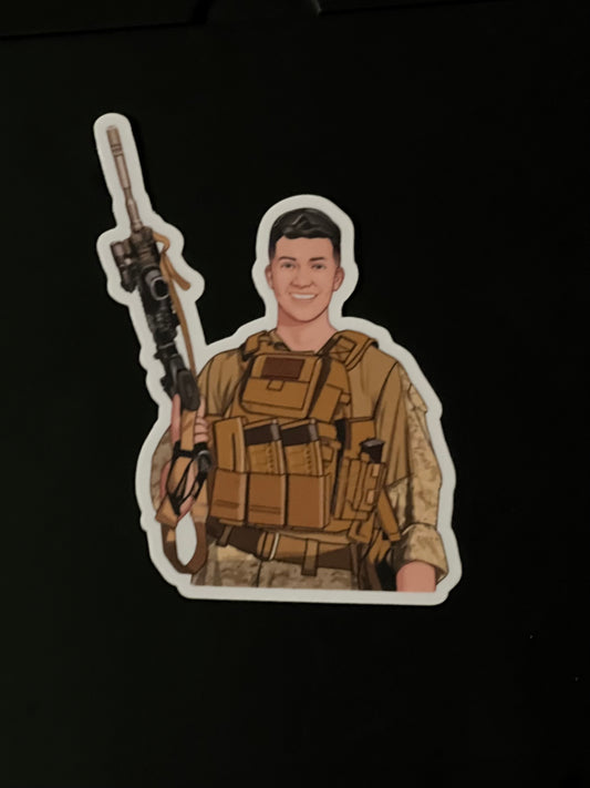 Hunter 4” sticker