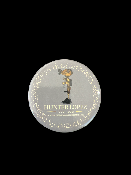 Hunter Lopez Memorial button